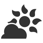 Holiday Sun Tourism SVG Icon